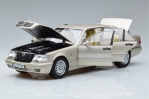 Mercedes S600 W140 Srebrny Norev 1:18 183723 Metal — zdjęcie 2 z 7