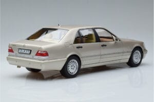 Mercedes S600 W140 Srebrny Norev 1:18 183723 Metal — zdjęcie 3 z 7
