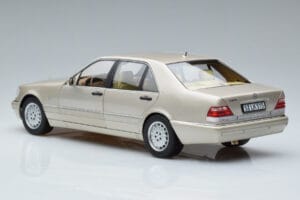 Mercedes S600 W140 Srebrny Norev 1:18 183723 Metal — zdjęcie 6 z 7