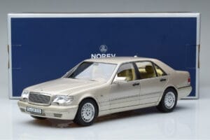 Mercedes S600 W140 Srebrny Norev 1:18 183723 Metal — zdjęcie 7 z 7