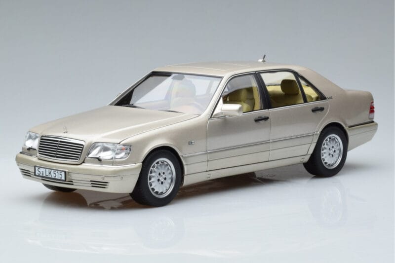 Mercedes S600 W140 Srebrny Norev 1:18 183723 Metal