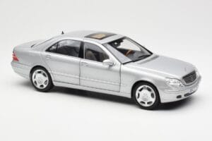 Mercedes S600 W220 Srebrny Metaliczny Norev 1:18 183810 Metal — zdjęcie 6 z 8