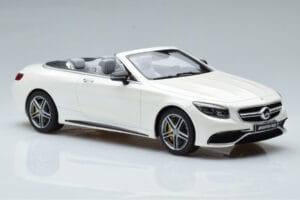 Mercedes AMG S63 A217 Kabriolet Diamond Biały GT Spirit 1:18 B66965712 Żywica — zdjęcie 4 z 6