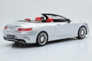 Mercedes AMG S65 A217 Kabriolet Srebrny GT Spirit 1:18 GT764 Żywica — zdjęcie 2 z 6