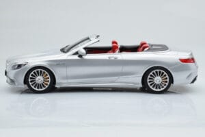 Mercedes AMG S65 A217 Kabriolet Srebrny GT Spirit 1:18 GT764 Żywica — zdjęcie 3 z 6