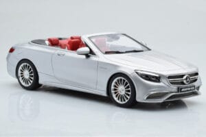 Mercedes AMG S65 A217 Kabriolet Srebrny GT Spirit 1:18 GT764 Żywica — zdjęcie 4 z 6
