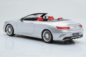 Mercedes AMG S65 A217 Kabriolet Srebrny GT Spirit 1:18 GT764 Żywica — zdjęcie 5 z 6