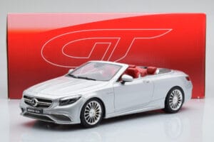 Mercedes AMG S65 A217 Kabriolet Srebrny GT Spirit 1:18 GT764 Żywica — zdjęcie 6 z 6