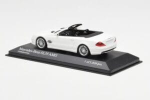Mercedes SL 55 AMG R230 Biały Minichamps 1:43 400036170 Metal — zdjęcie 3 z 4