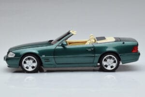 Mercedes SL500 R129 Zielony Metalik Norev 1:18 183753 Metal — zdjęcie 5 z 8