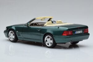 Mercedes SL500 R129 Zielony Metalik Norev 1:18 183753 Metal — zdjęcie 7 z 8
