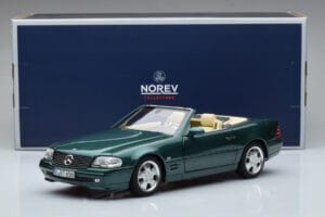Mercedes SL500 R129 Zielony Metalik Norev 1:18 183753 Metal — zdjęcie 8 z 8