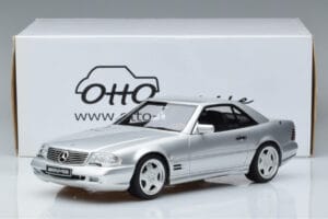 Mercedes SL 73 AMG R129 Brilliant Srebrny Otto 1:18 OT240 Żywica — zdjęcie 6 z 6