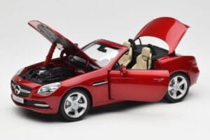 Mercedes SLK R172 Designo Zircon Czerwony Minichamps 1:18 B66960513 Metal — zdjęcie 2 z 8
