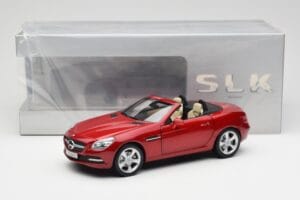 Mercedes SLK R172 Designo Zircon Czerwony Minichamps 1:18 B66960513 Metal — zdjęcie 8 z 8