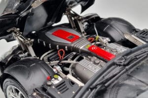 Mercedes SLR McLaren Czarny CMC 1:18 M-045F Metal — zdjęcie 9 z 10