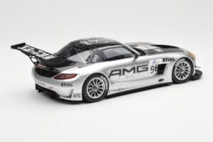 Mercedes SLS AMG GT3 #96 M. Hakkinen AMG Customer Sports 6 Hours of Zhuhai ILMC 2011 Minichamps 1:18 B66960197 Metal — zdjęcie 2 z 6