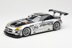 Mercedes SLS AMG GT3 #96 M. Hakkinen AMG Customer Sports 6 Hours of Zhuhai ILMC 2011 Minichamps 1:18 B66960197 Metal