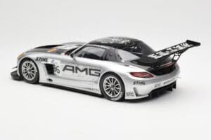 Mercedes SLS AMG GT3 #96 M. Hakkinen AMG Customer Sports 6 Hours of Zhuhai ILMC 2011 Minichamps 1:18 B66960197 Metal — zdjęcie 5 z 6