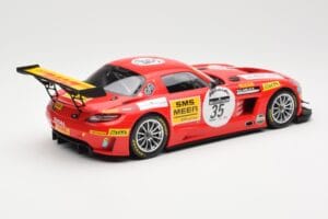 Mercedes SLS AMG GT3 #35 Team Black Falcon T. Heyer / Jafer / Lemeret 24 Hours of Spa 2011 Minichamps 1:18 151113135 Metal — zdjęcie 2 z 6