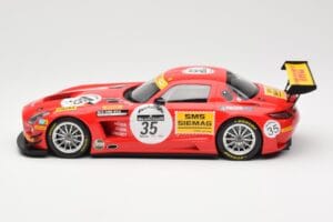 Mercedes SLS AMG GT3 #35 Team Black Falcon T. Heyer / Jafer / Lemeret 24 Hours of Spa 2011 Minichamps 1:18 151113135 Metal — zdjęcie 3 z 6