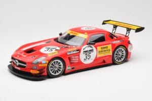 Mercedes SLS AMG GT3 #35 Team Black Falcon T. Heyer / Jafer / Lemeret 24 Hours of Spa 2011 Minichamps 1:18 151113135 Metal
