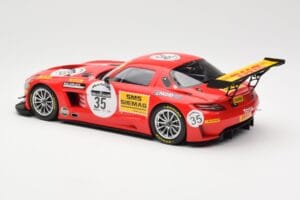 Mercedes SLS AMG GT3 #35 Team Black Falcon T. Heyer / Jafer / Lemeret 24 Hours of Spa 2011 Minichamps 1:18 151113135 Metal — zdjęcie 5 z 6