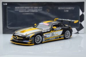 Mercedes SLS AMG GT3 Team Erebus Motorsport #36 B. Schneider / A. Jager / C. Roloff Winners Bathurst 12 Hours 2013 Minichamps — zdjęcie 6 z 6