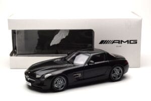 Mercedes SLS AMG Obsidian Czarny Metalic Minichamps 1:18 B66960042 Metal — zdjęcie 7 z 7