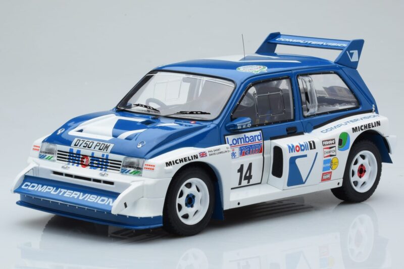 MG Metro 6R4 #14 D. Llewellin / P. Short RAC Rally 1986 IXO 1:18 18RMC068C Metal