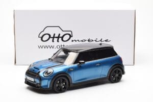 Mini Cooper S F56 Island Niebieski Otto 1:18 OT982 Żywica — zdjęcie 6 z 6