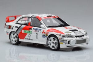 Mitsubishi Lancer Evo 4 T. Makinen / S. Harjanne Rally Catalunya 1997 Otto 1:18 OT409 Żywica — zdjęcie 4 z 6
