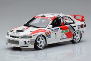 Mitsubishi Lancer Evo 4 T. Makinen / S. Harjanne Rally Catalunya 1997 Otto 1:18 OT409 Żywica