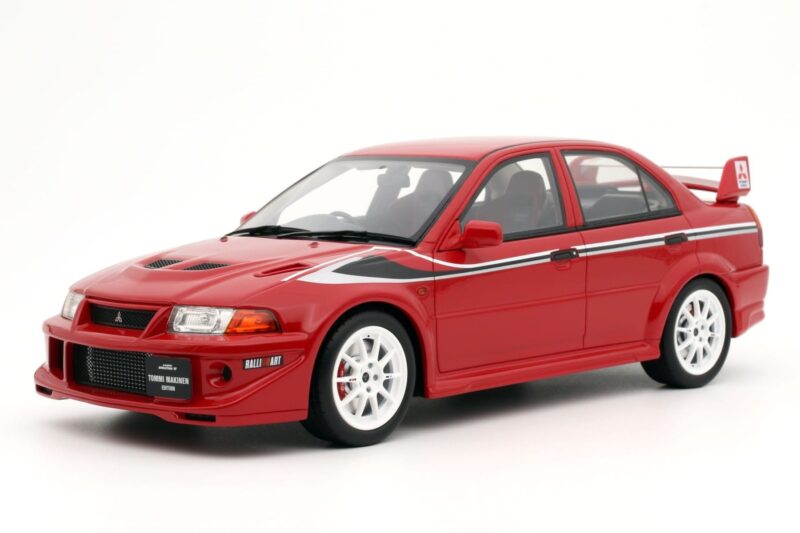 Mitsubishi Lancer Evolution VI CP9A Tommi Makinen Edition Czerwony Otto 1:18 OT422 Żywica