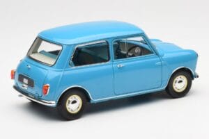 Morris Mini Minor Niebieski Kyosho 1:18 08964BL Metal — zdjęcie 3 z 8