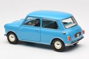 Morris Mini Minor Niebieski Kyosho 1:18 08964BL Metal — zdjęcie 7 z 8