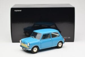 Morris Mini Minor Niebieski Kyosho 1:18 08964BL Metal — zdjęcie 8 z 8