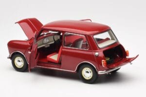 Morris Mini Minor Czerwony Kyosho 1:18 08964R Metal — zdjęcie 5 z 8