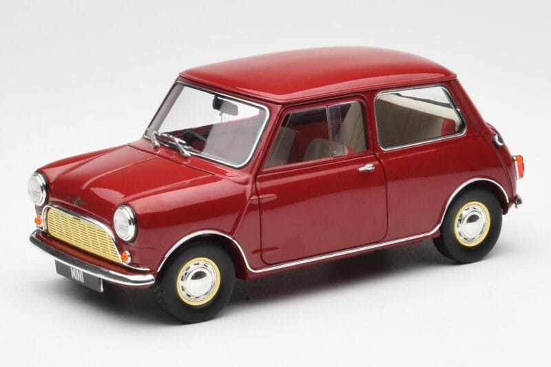 Morris Mini Minor Czerwony Kyosho 1:18 08964R Metal