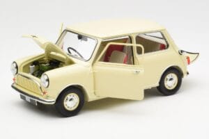 Morris Mini Minor Biały Kyosho 1:18 08964W Metal — zdjęcie 2 z 8