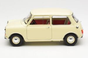 Morris Mini Minor Biały Kyosho 1:18 08964W Metal — zdjęcie 4 z 8