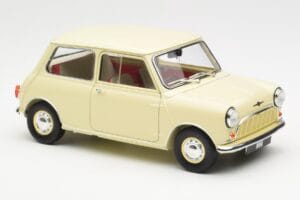 Morris Mini Minor Biały Kyosho 1:18 08964W Metal — zdjęcie 6 z 8