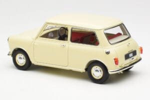 Morris Mini Minor Biały Kyosho 1:18 08964W Metal — zdjęcie 7 z 8