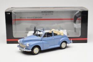 Morris Minor Kabriolet Niebieski Minichamps 1:18 150137030 Metal — zdjęcie 8 z 8
