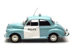 Morris Minor Policja Niebieski & Biały Minichamps 1:18 150137090 Metal — zdjęcie 4 z 8
