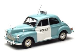 Morris Minor Policja Niebieski & Biały Minichamps 1:18 150137090 Metal
