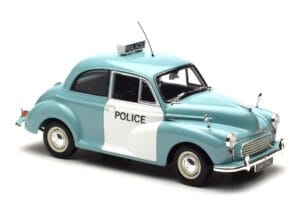 Morris Minor Policja Niebieski & Biały Minichamps 1:18 150137090 Metal — zdjęcie 6 z 8