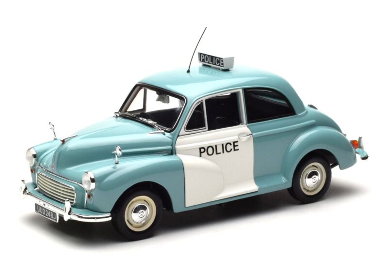 Morris Minor Policja Niebieski & Biały Minichamps 1:18 150137090 Metal