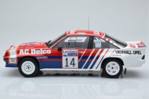 Opel Manta 400 #14 J. McRae / I. Grindrod RAC Rally 1985 IXO 1:18 18RMC098 Metal — zdjęcie 3 z 6