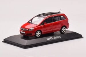 Opel Zafira B OPC Czerwony Minichamps 1:43 400045300 Metal — zdjęcie 2 z 4